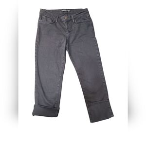 Joe's Jeans Cropped Black Denim Size 27